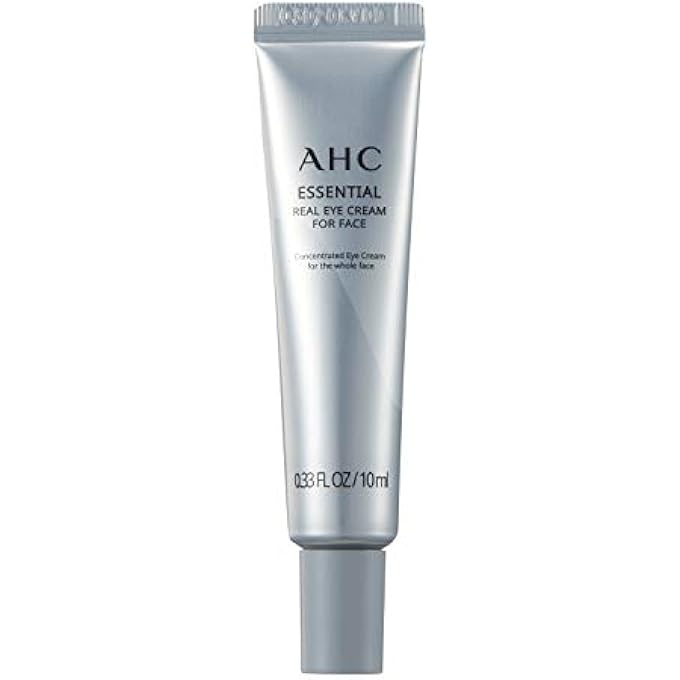 AHC AESTHETIC HYDRATION COSMETICS FACIAL MOISTURIZER ESSENTIAL EYE CREAM FOR FACE ANTIAGING HYDRATING KOREAN SKINCARE OZ, 0.33 OUNCE - Image 1